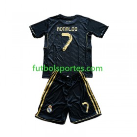 Camiseta Real Madrid Cristiano Ronaldo 7 Retro Niño Segunda Equipación 2011-2012